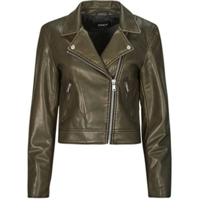 Only Jas Onlria Washed Faux Leather Biker Ot 15320963 Black/washed Dames Maat - XS