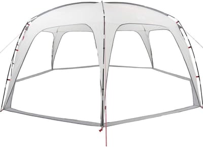 Partytent Waterdicht - Feest Tipi - Familie Kamperen - Insteek Systeem - 695 x 295 cm - Grijs