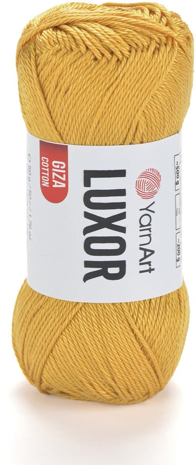 YarnArt Luxor – Gemerceriseerd Katoen Garen – 50g – ±125m – Glanzend Haakgaren – Voor Kleding & Accessoires - Kleur 1227