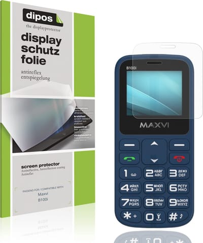 dipos – 4x Matte Beschermfolie geschikt voor Maxvi B100i | Krasbestendige & antireflecterende Screenprotector Ultra-Thin