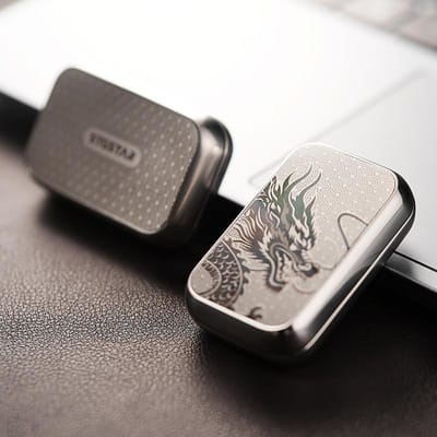Drakenpatroon oneindig-positie stressverlichtende mechanische kaart-duwende EDC metalen fidget spinner vingertop speelgoed stressverlichtin