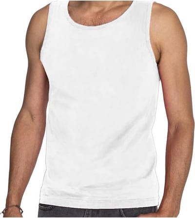 Set van 2x stuks witte tanktop / hemdje voor heren - Fruit of The Loom - katoen - mouwloos t-shirt / tanktops / singlet, maat: XL XL