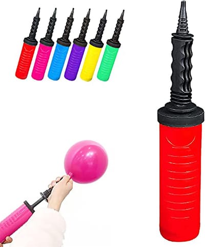 handmatige inflator, ballonhandpomp, geschikt voor ballonnen, ballonboogkit, ballonslinger, folie en confettiballon