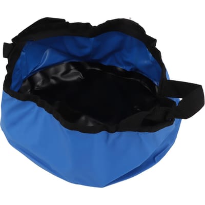 Opvouwbare Emmer met Handvat Lichtgewicht Opvouwbare Watercontainer Verdikte PVC Wasbak voor Kamperen Wandelen black