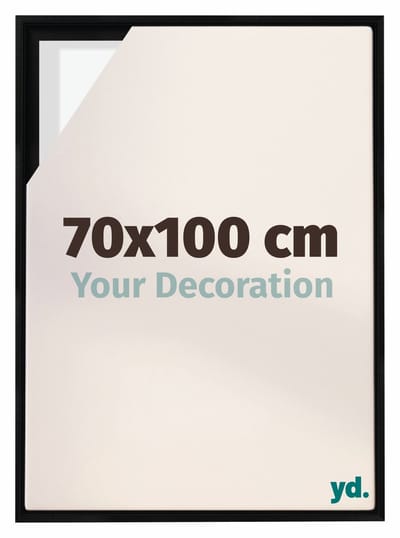 Your Decoration - Baklijst 70x100 cm - Zwart Mat - Baklijst voor Canvas - MDF - Lyon