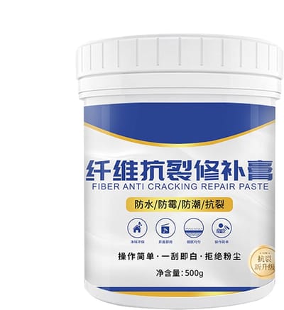 Repareerpasta Muren - Vuller voor Scheuren - Wandherstel Binnen - Waterdichte Formule - 500g - Wit
