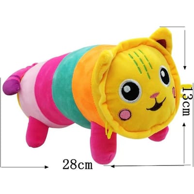 Meisjespop Kind Verjaardag Sticker Duurzaam Cadeau Schattige Gabby Poppenhuis Pluche Speelgoed Mercat Cartoon Knuffeldieren Lachende Kat Auto Kat Knuffel Gaby