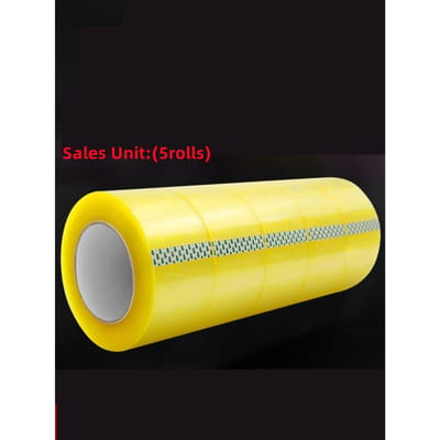 5 Rouleaux Ruban d'emballage, 1,889 pouces X 40 yards, Ruban pour carton, Ruban d'emballage haute résistance, Ruban d'expédition, Rouleaux de ruban d'emballage, Ruban d'emballage transparent 48mm&36M pur