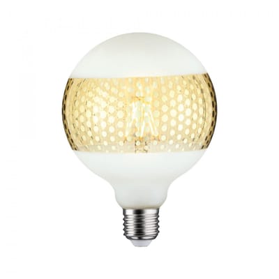 Paulmann LED globe G125 E27 ringspiegel 420lm 2700K goud dimbaar
