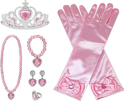 Het Betere Merk kroon voor bij je prinsessenjurk - prinsessen speelgoed voor bij je verkleedjurk - speelgoed meisjes