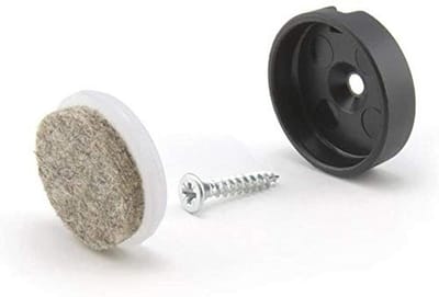 Ultrasoft stoelglijders met vilt, set van 30 mm voor meubelbescherming