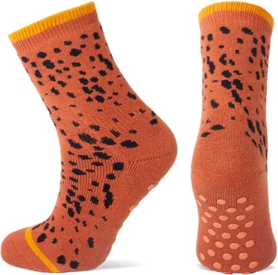 Basset Homepads Antislip sokken 1 paar Caramel - Grip sokken - Huissokken - 19/22