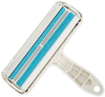 Huisdierhaarverwijderaar, lijmverwijderaar met roller, zwevende haarverwijderaar en lijmborstel, blauw