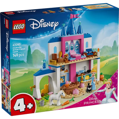 LEGO® ǀ Disney Princess Assepoesters Kasteel met Dierenvriendjes - Bouwspeelgoed voor Kinderen met Assepoester en 4 Dieren - 43283