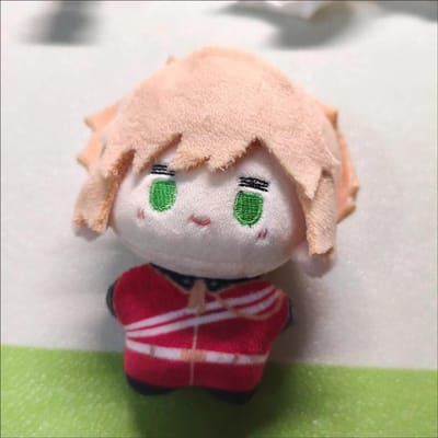 Arthur Kirkland Knuffelpop 10cm Hanger Anime Hetalia Arthur Knuffel Speelgoed Sleutelhanger Rugzak Knuffel Speelgoed Fan Verjaardagscadeaus gray
