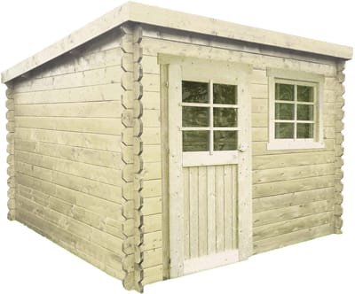 Solid Superia Modern Nevers Tuinhuis - Vuren - Geïmpregneerd - 238x238cm