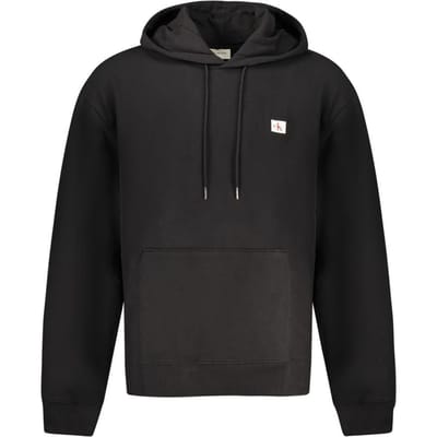 Calvin Klein Zwarte Katoenen Heren Hoodie