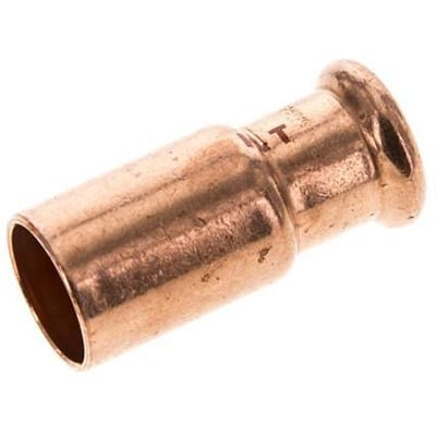 Perskoppeling - 15mm Persmof & 22mm Buiseinde - Koperlegering