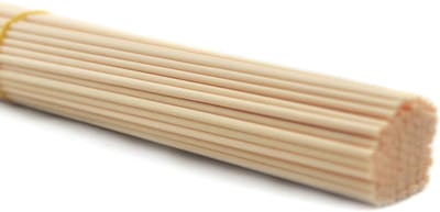 50 stuks vezelstaafjes, diffuserstokken, etherische olie aromadiffuser stokken (30 cm x 3 mm, beige)