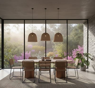 Eettafel Ovaal Walnoot Eikenhout – - 240x120 cm - Eiken - Novihome