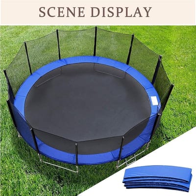 Trampoline Veiligheidspad - Schuimmat Veerhoes - Veilig Springen - Universele Pasvorm - 2.4m tot 4.3m