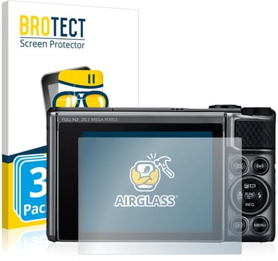 Screenprotector 3 Stuks voor Canon PowerShot SX730 HS Beschermglas transparant