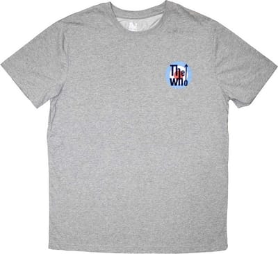 The Who - Mini Target Logo Heren T-shirt - S - Grijs