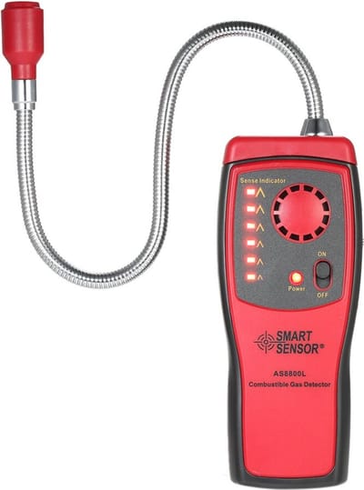 PiProducts Gasdetector - Gaslekzoeker - Gaslek Detector - Gasmelder - Detector - Sensor - Gaszoeker - Lekzoeker Gas - Flexibele Slang