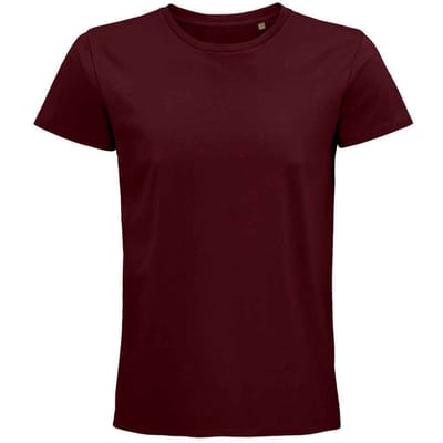 SOLS Unisex Volwassen Pionier Organisch T-shirt (Bourgondië)