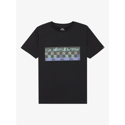 Quiksilver Next Gen T-shirt Met Korte Mouwen Zwart 12 Years Jongen