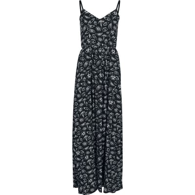 Gothicana by EMP - Gothic Maxi-jurk - The Void Viskosekleid - S tot XXL - voor Vrouwen - zwart