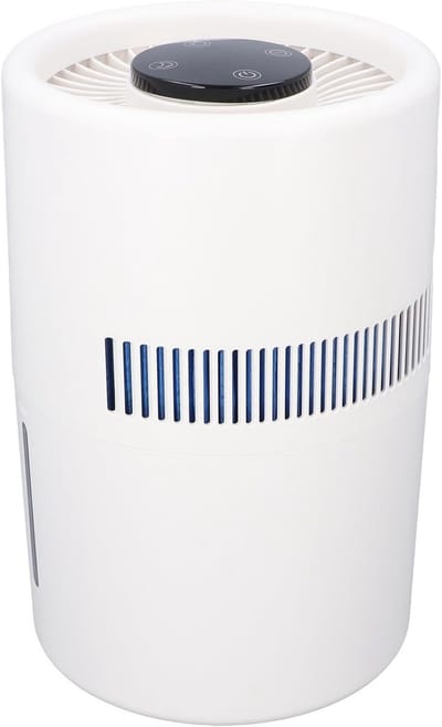 Luchtreiniger en Luchtbevochtiger - Dubbele Functie Apparaat - Comfortabele Binnenlucht - Stille Werking - 4L Watertank - Wit