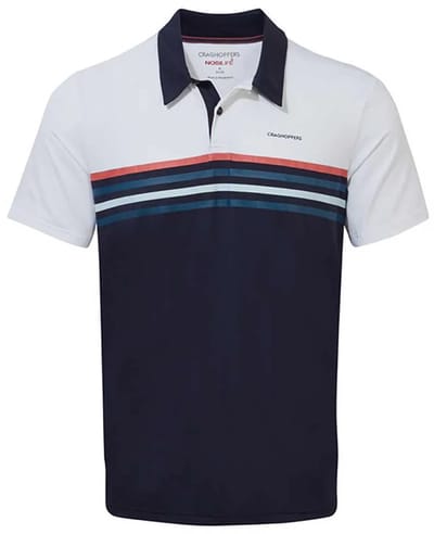 Craghoppers Nosilife Pro Korte Mouw Poloshirt Blauw S Man
