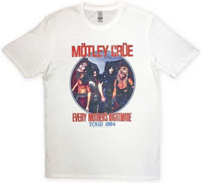 Motley Crue - Every Mothers Nightmare Heren T-shirt - XL - Wit