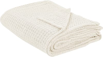 CHAGYL - Bedsprei - Lichtbeige - 220 x 240 cm - Katoen