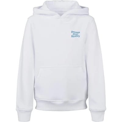 Mister Tee - Dreams Over Reality Basic Kinder hoodie/trui - Kids 110/116 - Wit