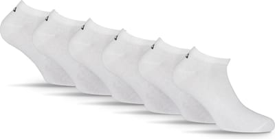 FILA Logo op de hiel Sneakersokken - Maat 35/38 - 6 Pack - Wit