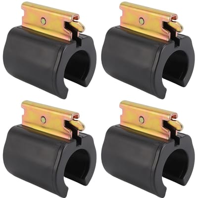 4 stuks E-track gereedschapshouder Heavy Duty staal Weerbestendig E-track gereedschapsrek voor tuingereedschap Hamer S Large