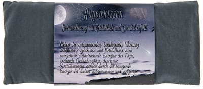 Oogkussen met kristalzout en lavendel Grijs