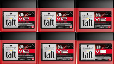Taft Men Power Gel V12 Hold 12 250 ml - Voordeelverpakking 6 stuks