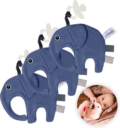 Funnies Speendoekje Ollie 3-Pack Silk - Set van 3 Zachte Speendoekjes - Knuffeldoekjes - Speenknuffels - 15x14 cm - Zacht en Comfortabel Doekje om de Speen aan te Bevestigen - Ideaal voor Troost en Gemak bij Baby’s
