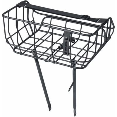 Basil Portland Fietsmand - Voorop - 25 Liter - Zwart