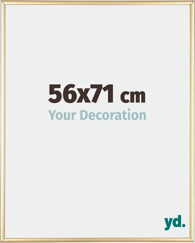 Your Decoration - Fotolijst 56x71 cm - Aluminium - Goud - Kent