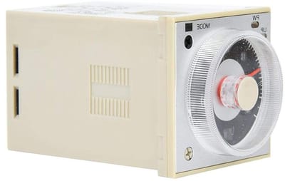 Multifunctionele tijdrelais met vertraging, hoge nauwkeurigheid, 8-pins timer van 1,2 s tot 300 uur voor 220VAC en 24VDC/AC