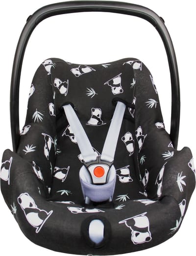 Autostoelhoes 0+ - Interlock - Shy Panda - Black - Briljant Baby