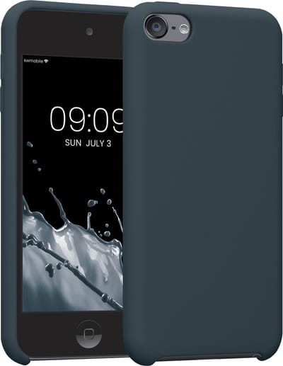 kwmobile hoes geschikt voor Apple iPod Touch 6G / 7G (6de en 7de generatie) - Beschermhoes voor mediaspeler - Backcover in leisteen