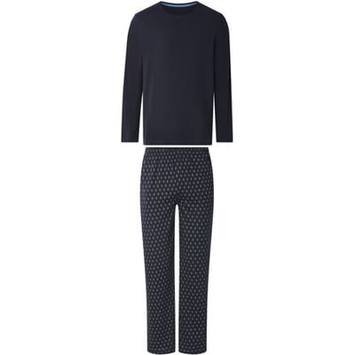 ESMARA MEN Heren pyjama (Marineblauw, S)