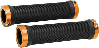 Fietshandgrepen Rubber - Stuurgrepen Fiets - Comfortabel Fietsen - Antislip Slijtvast - Universele Pasvorm - Geel
