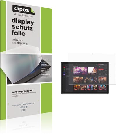 dipos – 2x Matte Beschermfolie geschikt voor GOODTEL S10 | Krasbestendige & antireflecterende Screenprotector Ultra-Thin