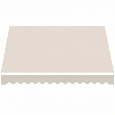 Outsunny Vervangende zonneschermstof-Polyester-337L x 250B x 25H cm-Crèmekleurig